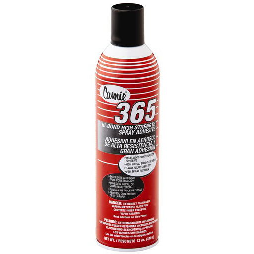 Camie 365x adhesive spray can